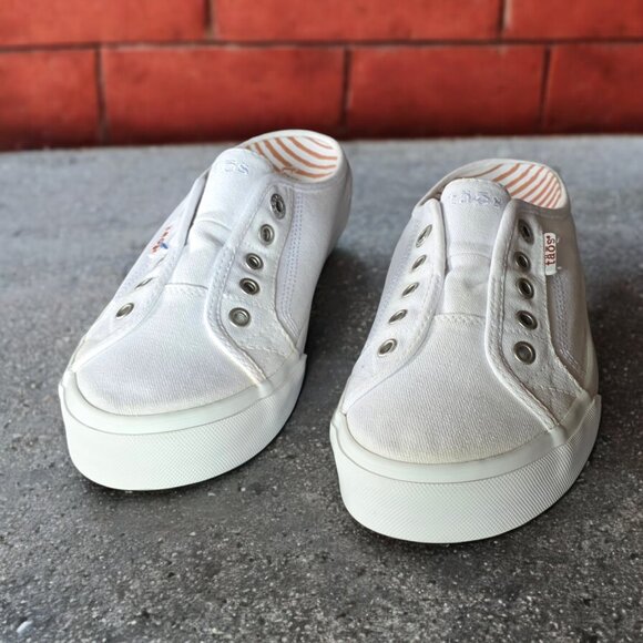 TAOS (10) EZ SOUL Laceless Mule Sneaker White Arch & Metatarsal Support - Picture 3 of 10
